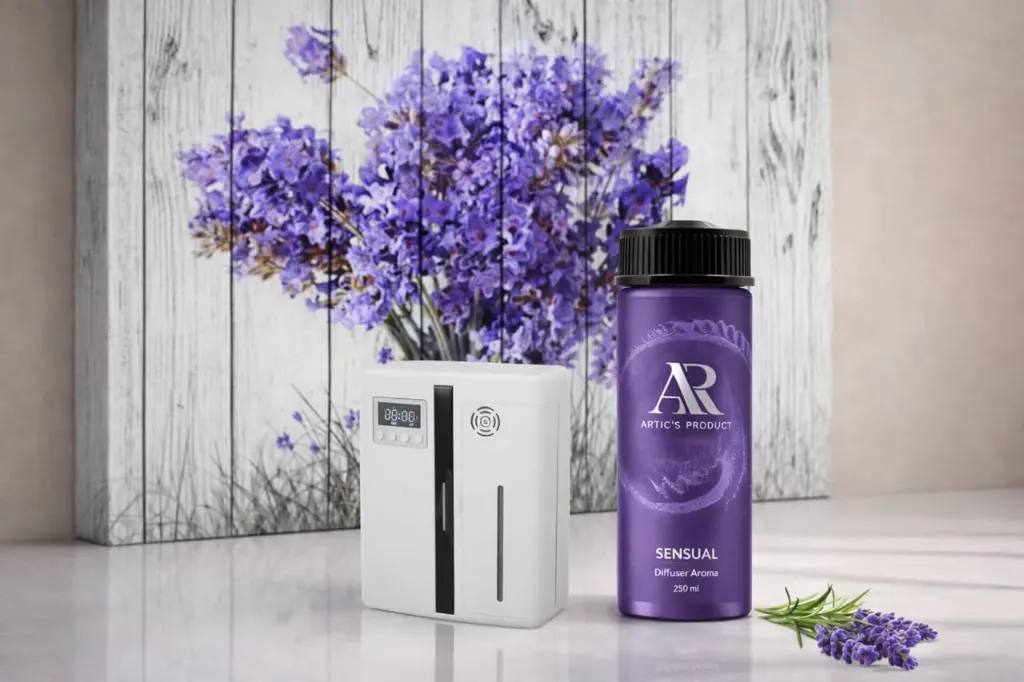 Advanced Aroma Diffuser + 250ML Lavender Fragrance Liquid Set