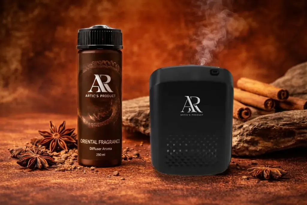 Advanced Electric Diffuser Machine + Oriental Fragrance 250ML Combo Set